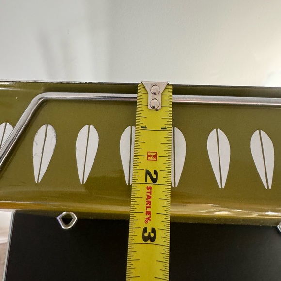 MCM Vintage Cathrineholm Lotus Casserole Baking Dish & Stand avocado green - Picture 14 of 14